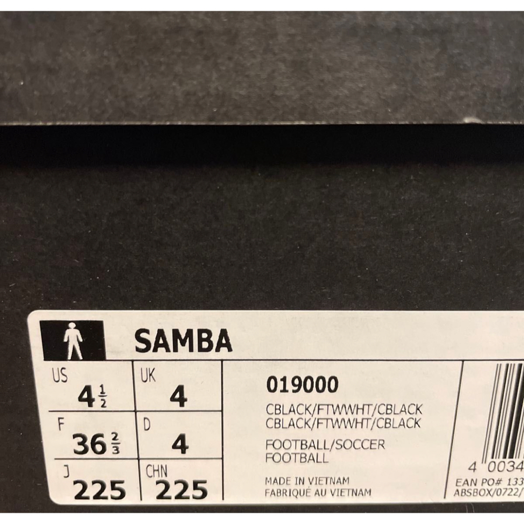 adidasadidasO新品未使用　22.5㎝　サンバ レザー SAMBA LEATHER 019000