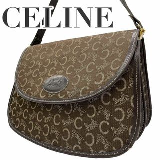 セリーヌ(celine)のCELINE セリーヌ ショルダーバッグ Cマカダム ブラウン 馬車ロゴ(ショルダーバッグ)