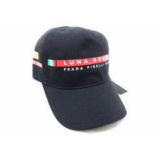 プラダ(PRADA)の■新品■未使用■ PRADA プラダ LRH018 プラダスポーツ ルナ ロッサ ピレリチーム コットン キャップ 帽子 サイズ XXS ブラック系 BG6918(その他)