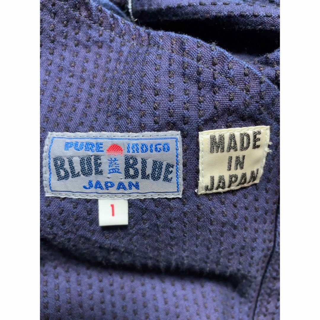 BLUE BLUE(ブルーブルー)の『BLUE BLUE』ブルーブルー　スプレッドコート　刺し子　藍染め　日本製 メンズのジャケット/アウター(その他)の商品写真