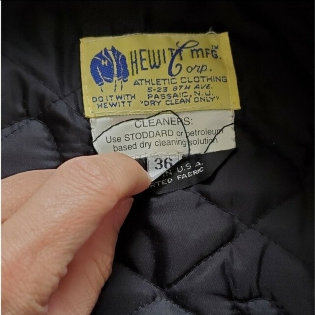 THE BACKDROP(バックドロップ)のヒューイット　スタジャン　バックドロップ　スタジアムジャンパー メンズのジャケット/アウター(スタジャン)の商品写真
