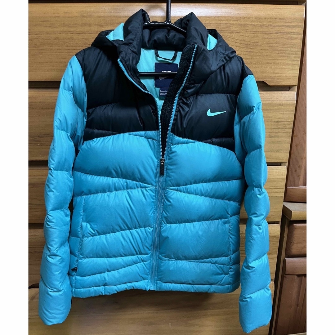 NIKE - NIKE ダウンジャケット レディースXL LL 160 170cm 水色 NIKE - NIKE ダウンジャケット レディースXL LL 160 170cm 水色