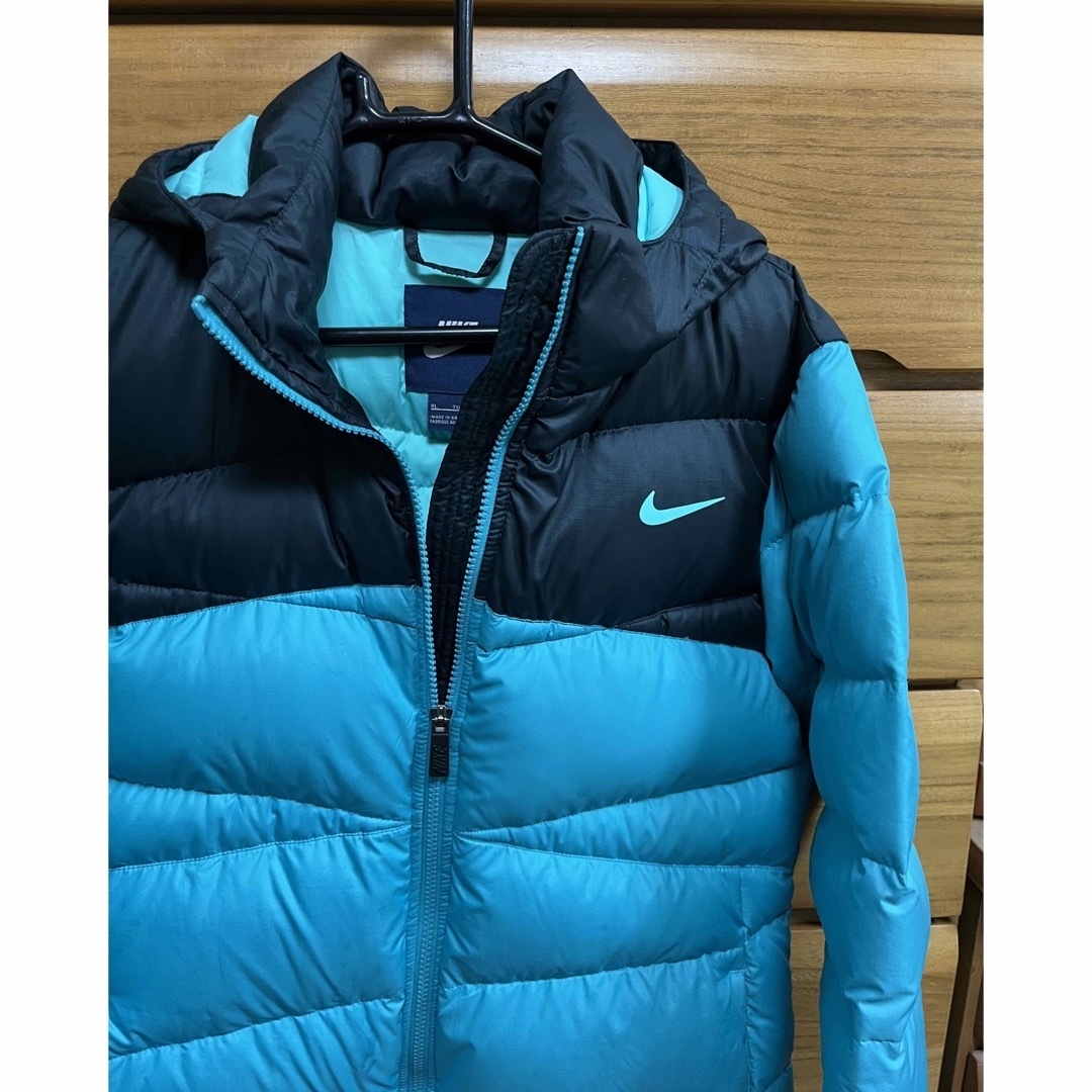 NIKE - NIKE ダウンジャケット レディースXL LL 160 170cm 水色 NIKE - NIKE ダウンジャケット レディースXL LL 160 170cm 水色