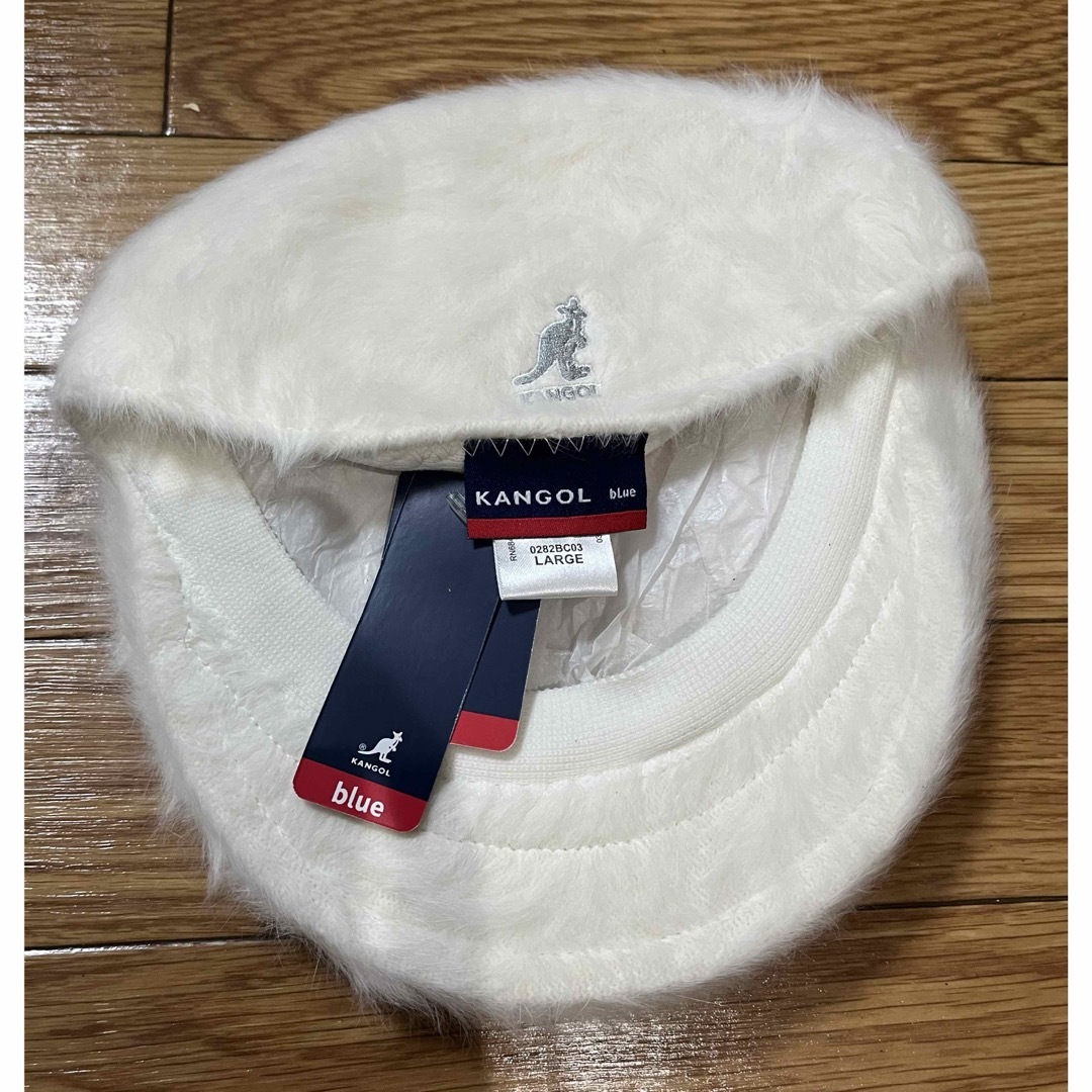 KANGOL(カンゴール)の最終値下げ　新品　未使用　KANGOL Furgora 504 ホワイト　L メンズの帽子(ハンチング/ベレー帽)の商品写真