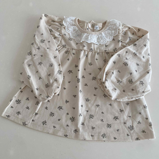 シマムラ(しまむら)の新品　トップス　♡ しまむら　女の子　ベビー　キッズ　チュニック　長袖　100(Tシャツ/カットソー)