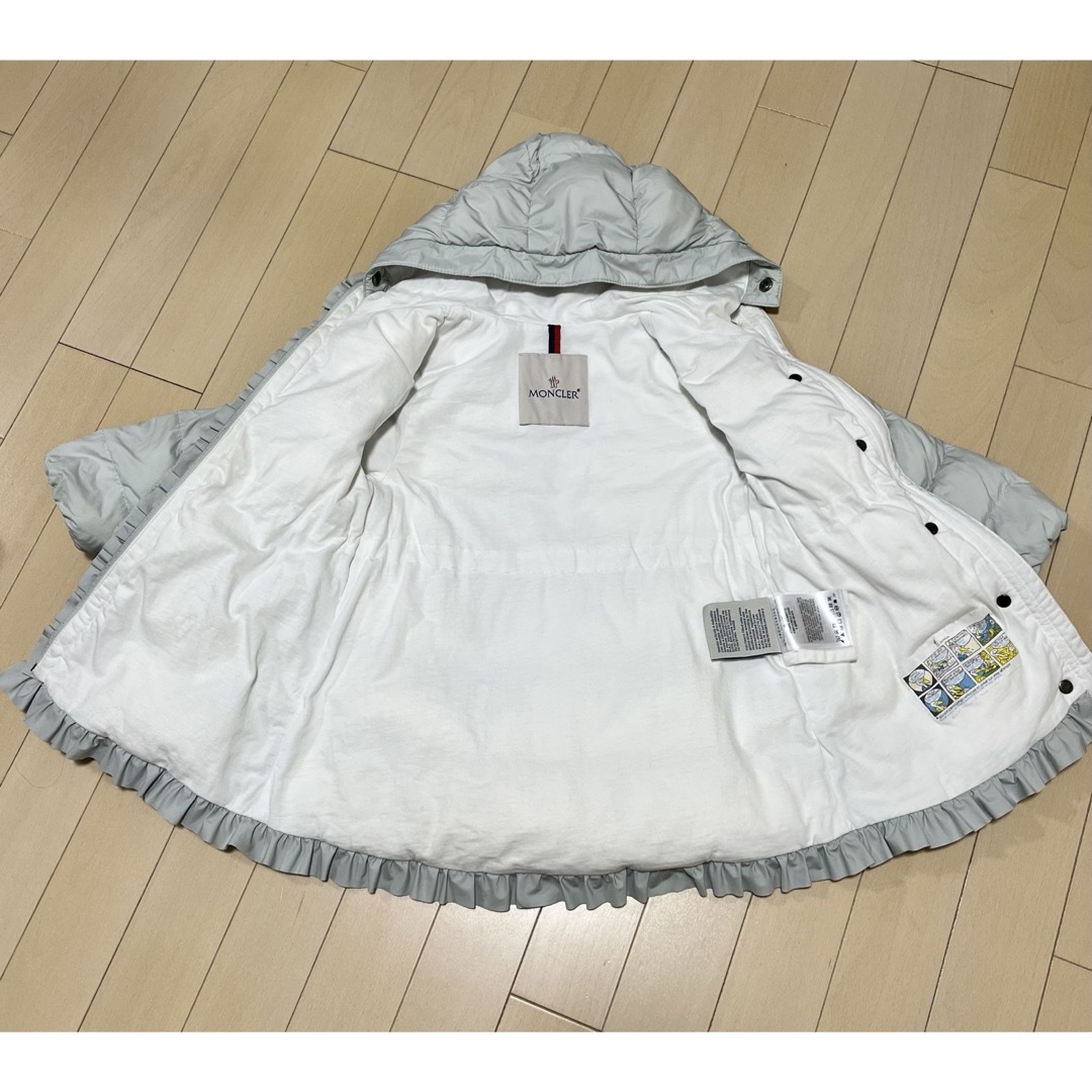 MONCLER(モンクレール)のMONCLER kidsフリルロングダウン　92 キッズ/ベビー/マタニティのキッズ服女の子用(90cm~)(ジャケット/上着)の商品写真