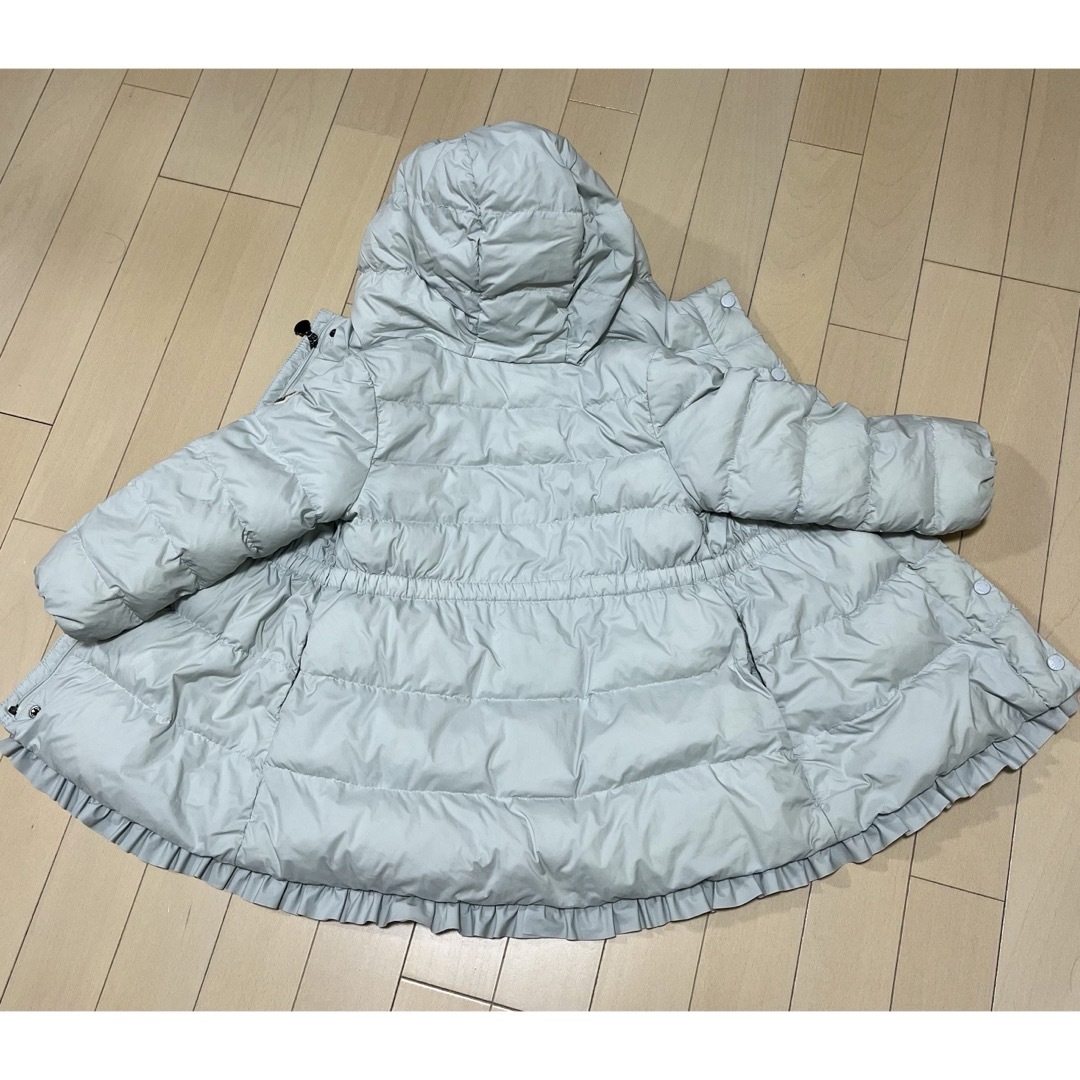 MONCLER(モンクレール)のMONCLER kidsフリルロングダウン　92 キッズ/ベビー/マタニティのキッズ服女の子用(90cm~)(ジャケット/上着)の商品写真