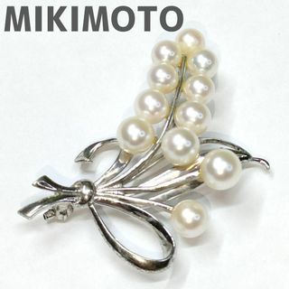 MIKIMOTO - ミキモト パールブローチ サークル アコヤパール5.6mm MIKIMOTO - ミキモト パールブローチ サークル アコヤパール5.6mm