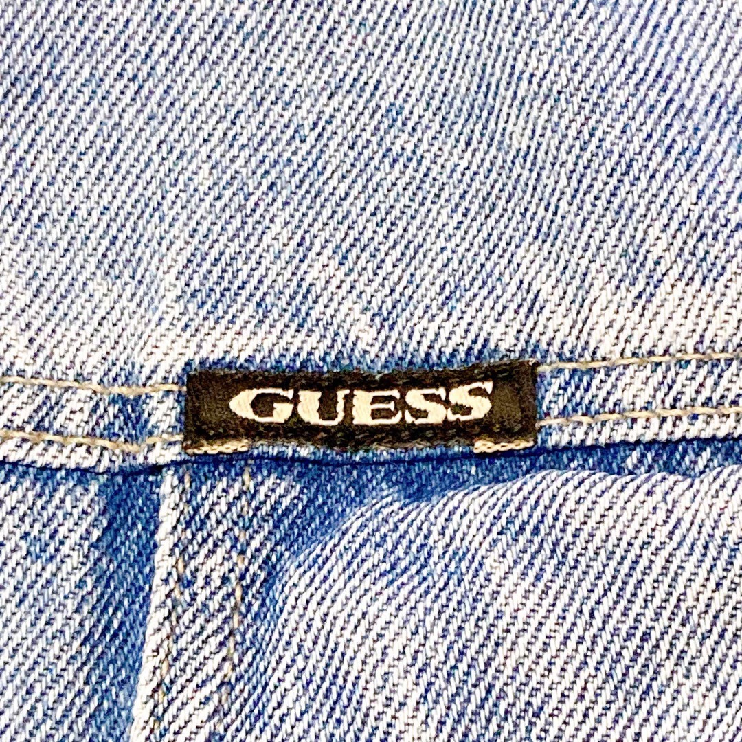 GUESS(ゲス)の90s GUESS デニムジャケット トラッカージャケット 3rd USA製 L メンズのジャケット/アウター(Gジャン/デニムジャケット)の商品写真