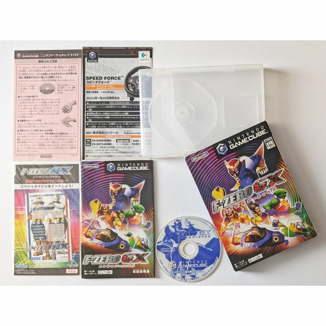 ニンテンドーゲームキューブ(ニンテンドーゲームキューブ)のゲームキューブ F-ZERO GX　Gamecube GC エフゼロ エンタメ/ホビーのゲームソフト/ゲーム機本体(家庭用ゲームソフト)の商品写真