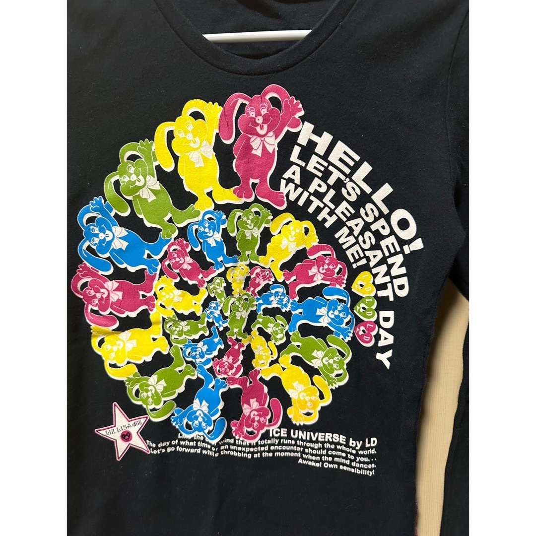 LIZ LISA(リズリサ)のLIZ LISA リズリサ ロンT F レディース うさぎ 中古 レディースのトップス(Tシャツ(長袖/七分))の商品写真