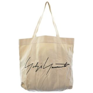 ヨウジヤマモト(Yohji Yamamoto)のYOHJI YAMAMOTO ヨウジヤマモト トートバッグ - 白 【古着】【中古】(トートバッグ)