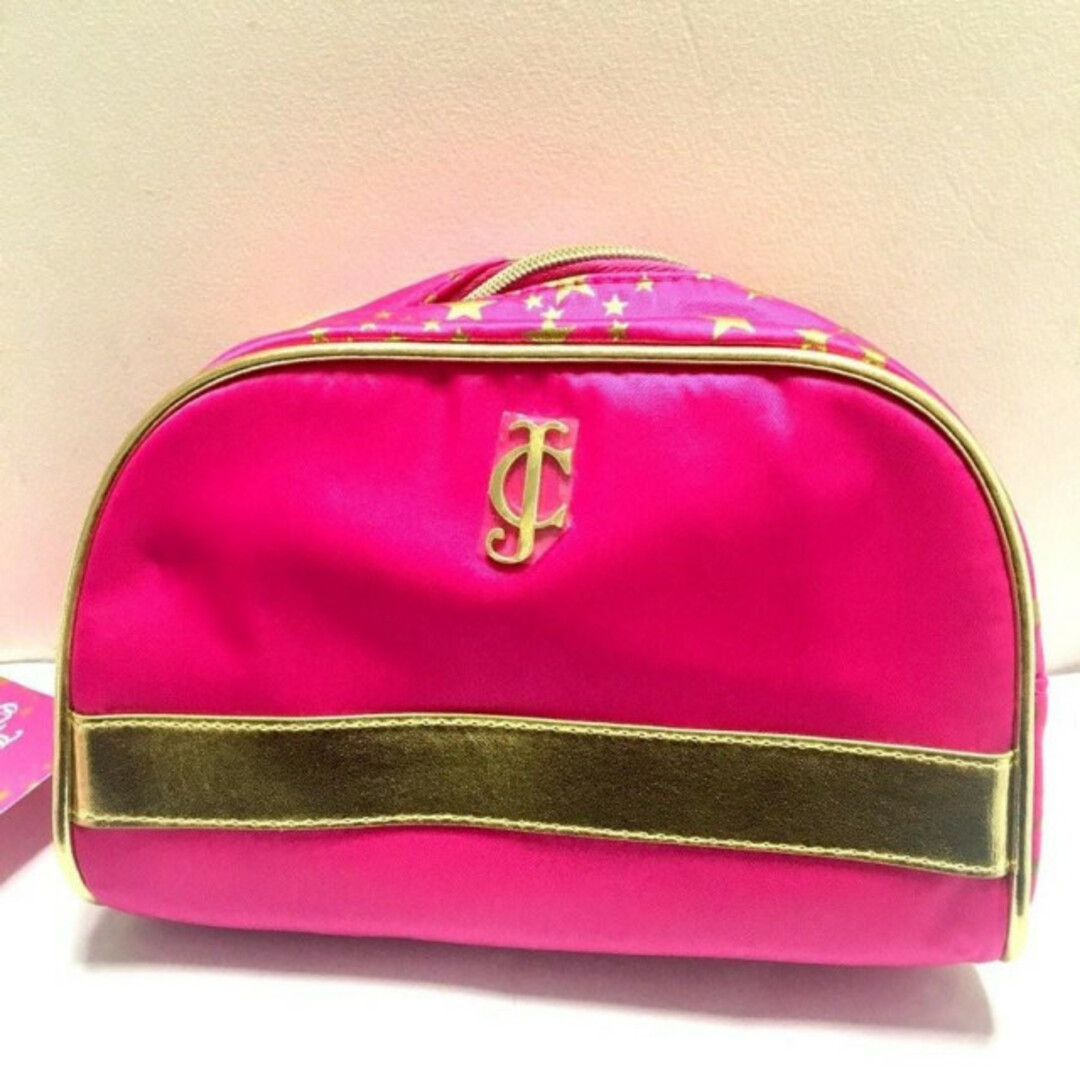 Juicy Couture(ジューシークチュール)の新品♡ジューシークチュール ピンク ポーチ 星柄 ナイロン レディースのファッション小物(ポーチ)の商品写真