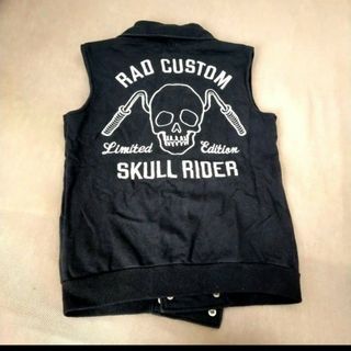 ラッドカスタム(RAD CUSTOM)のRAD CUSTOM ベスト　黒　150 ライダースジャケット(Tシャツ/カットソー)