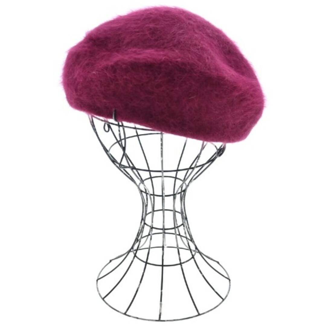 Ray BEAMS(レイビームス)のRay Beams レイビームス ハンチング・ベレー帽 - 赤紫系 【古着】【中古】 レディースの帽子(ハンチング/ベレー帽)の商品写真