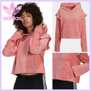 アディダス(adidas)の【即完売品】★adidas Originals★ベロア素材フーディ(パーカー)(パーカー)