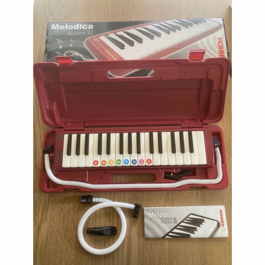 HOHNER(ホーナー)のHOHNER 32鍵盤  ホーナー メロディカ  ピアニカ 吹き口・未使用品 楽器の鍵盤楽器(ピアノ)の商品写真