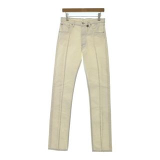 Maison Margiela メゾンマルジェラ デニムパンツ 40(M位) 白 【古着】【中古】(デニム/ジーンズ)