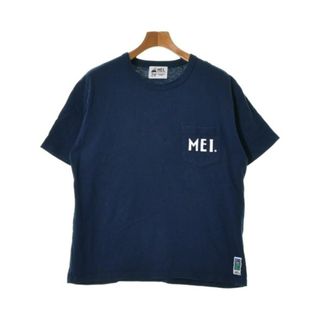 メイ(MEI)のMEI メイ Tシャツ・カットソー L 紺 【古着】【中古】(Tシャツ/カットソー(半袖/袖なし))