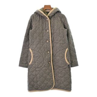 ラベンハム(LAVENHAM)のLAVENHAM コート（その他） 36(M位) ベージュx黒(千鳥格子) 【古着】【中古】(その他)