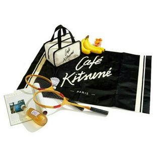 キツネ(KITSUNE)のカフェキツネ 保温・保冷バッグ＆レジャーシート(弁当用品)