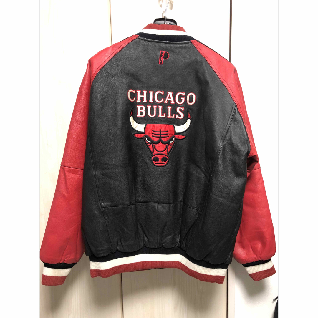 約61cm着丈Chicago Bulls レザージャケット