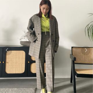 アメリヴィンテージ(Ameri VINTAGE)のAmeri┊GLITTER JACQUARD TAILORED JK&PT(セット/コーデ)