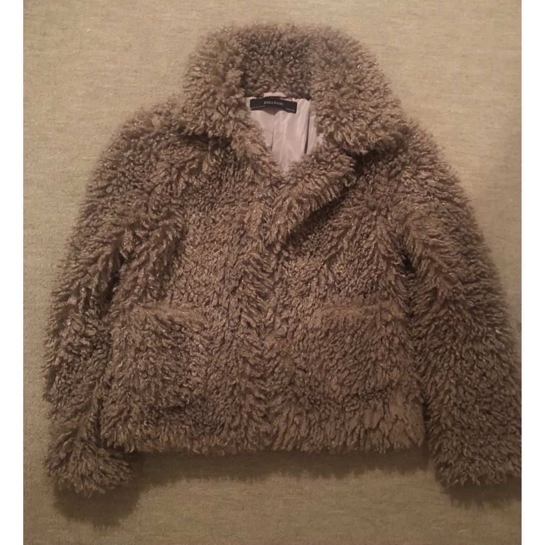 ZARA(ザラ)のZARA poodle jacket レディースのジャケット/アウター(毛皮/ファーコート)の商品写真