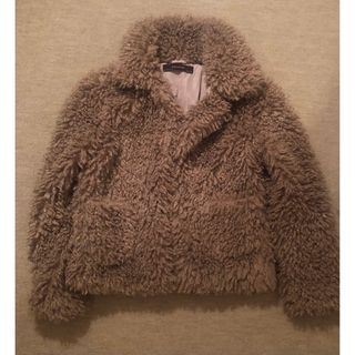 ザラ(ZARA)のZARA poodle jacket(毛皮/ファーコート)