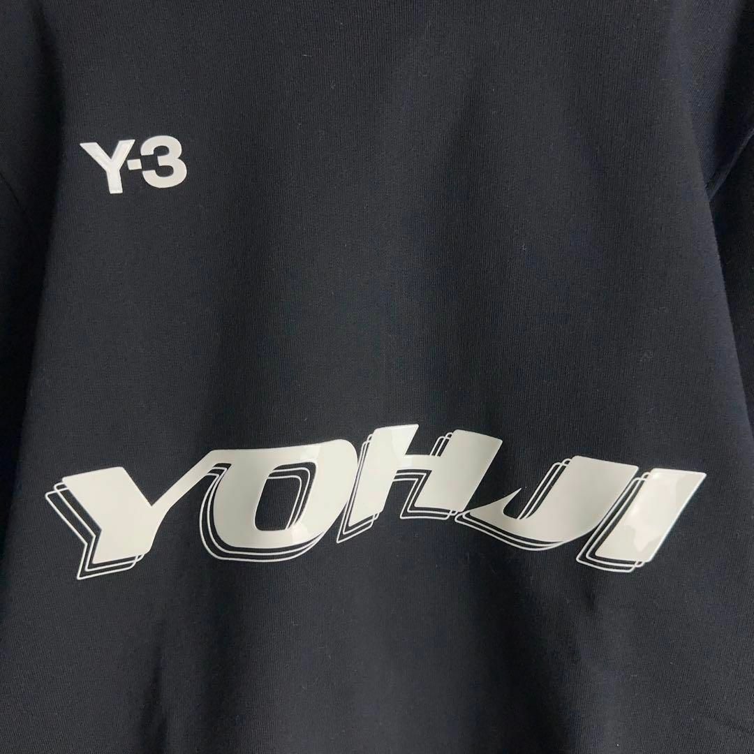 Y-3(ワイスリー)の8322【即完売モデル】Y-3☆ビッグロゴ定番カラーパーカー　入手困難　美品 メンズのトップス(パーカー)の商品写真