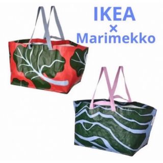 マリメッコ(marimekko)のIKEA×Marimekko 限定コレクション キャリーバッグ 2枚セット(エコバッグ)