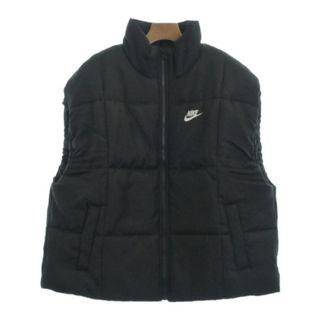 ナイキ(NIKE)のNIKE ナイキ ダウンジャケット/ダウンベスト L 黒 【古着】【中古】(ダウンジャケット)