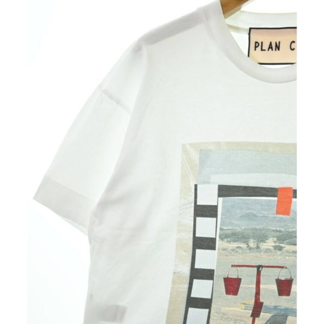 Plan C(プランシー)のPLAN C プランシー Tシャツ・カットソー M 白 【古着】【中古】 レディースのトップス(カットソー(半袖/袖なし))の商品写真