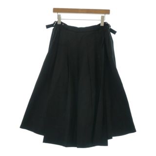 ノワールケイニノミヤ(noir kei ninomiya)のnoir kei ninomiya ひざ丈スカート S 黒 【古着】【中古】(ひざ丈スカート)