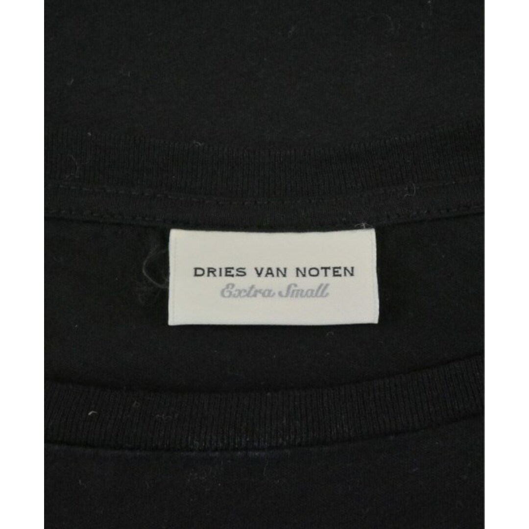 DRIES VAN NOTEN(ドリスヴァンノッテン)のDRIES VAN NOTEN Tシャツ・カットソー XS 黒 【古着】【中古】 レディースのトップス(カットソー(半袖/袖なし))の商品写真