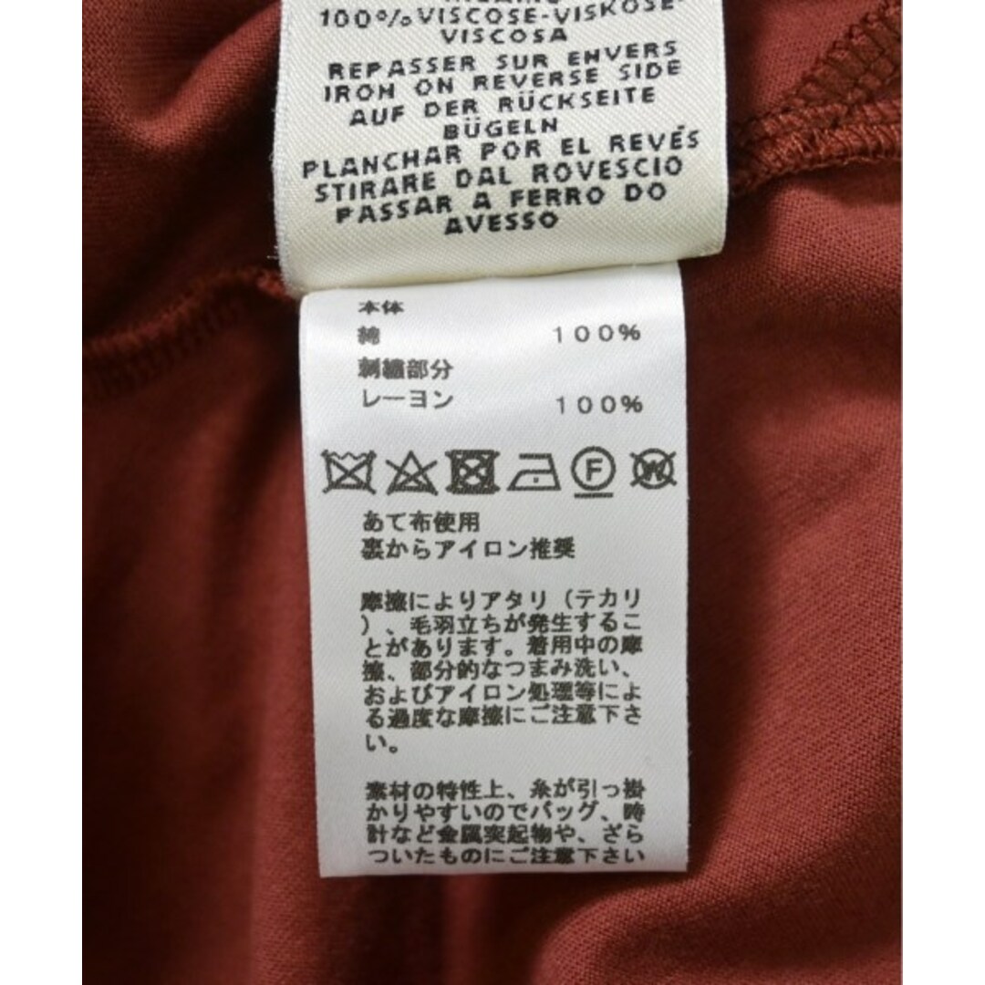 Hermes(エルメス)のHERMES エルメス Tシャツ・カットソー 34(XS位) 茶 【古着】【中古】 レディースのトップス(カットソー(半袖/袖なし))の商品写真