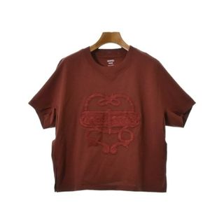 エルメス(Hermes)のHERMES エルメス Tシャツ・カットソー 34(XS位) 茶 【古着】【中古】(カットソー(半袖/袖なし))