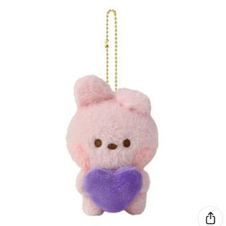 ビーティーイシビル(BT21)のBT21 minini PLUSH ハート キーリング COOKY(キャラクターグッズ)