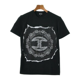 ジャストカヴァリ(Just Cavalli)のJUST cavalli ジャストカバリ Tシャツ・カットソー S 黒 【古着】【中古】(Tシャツ/カットソー(半袖/袖なし))