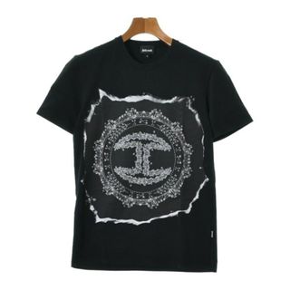 ジャストカヴァリ(Just Cavalli)のJUST cavalli ジャストカバリ Tシャツ・カットソー S 黒 【古着】【中古】(Tシャツ/カットソー(半袖/袖なし))