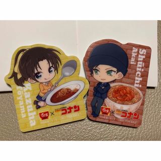 名探偵コナン すき家 ダイカットマグネット 赤井秀一＆遠山和葉(キャラクターグッズ)