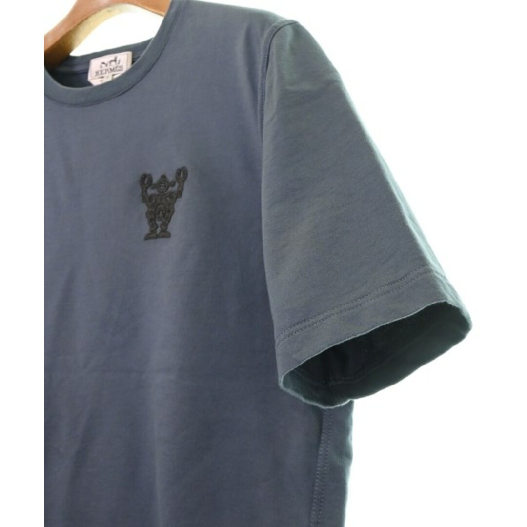 Hermes(エルメス)のHERMES エルメス Tシャツ・カットソー M 緑系 【古着】【中古】 メンズのトップス(Tシャツ/カットソー(半袖/袖なし))の商品写真