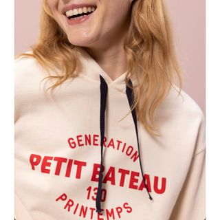 プチバトー(PETIT BATEAU)の【PETIT BATEAU】スウェット 長袖プルオーバー(パーカー)