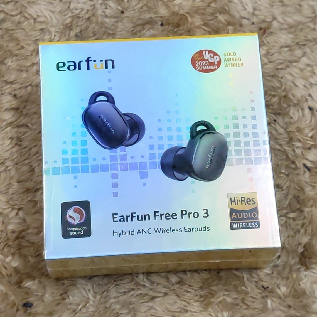 【新品未開封】EarFun Free Pro 3 ANC機能ワイヤレスイヤホン スマホ/家電/カメラのオーディオ機器(ヘッドフォン/イヤフォン)の商品写真