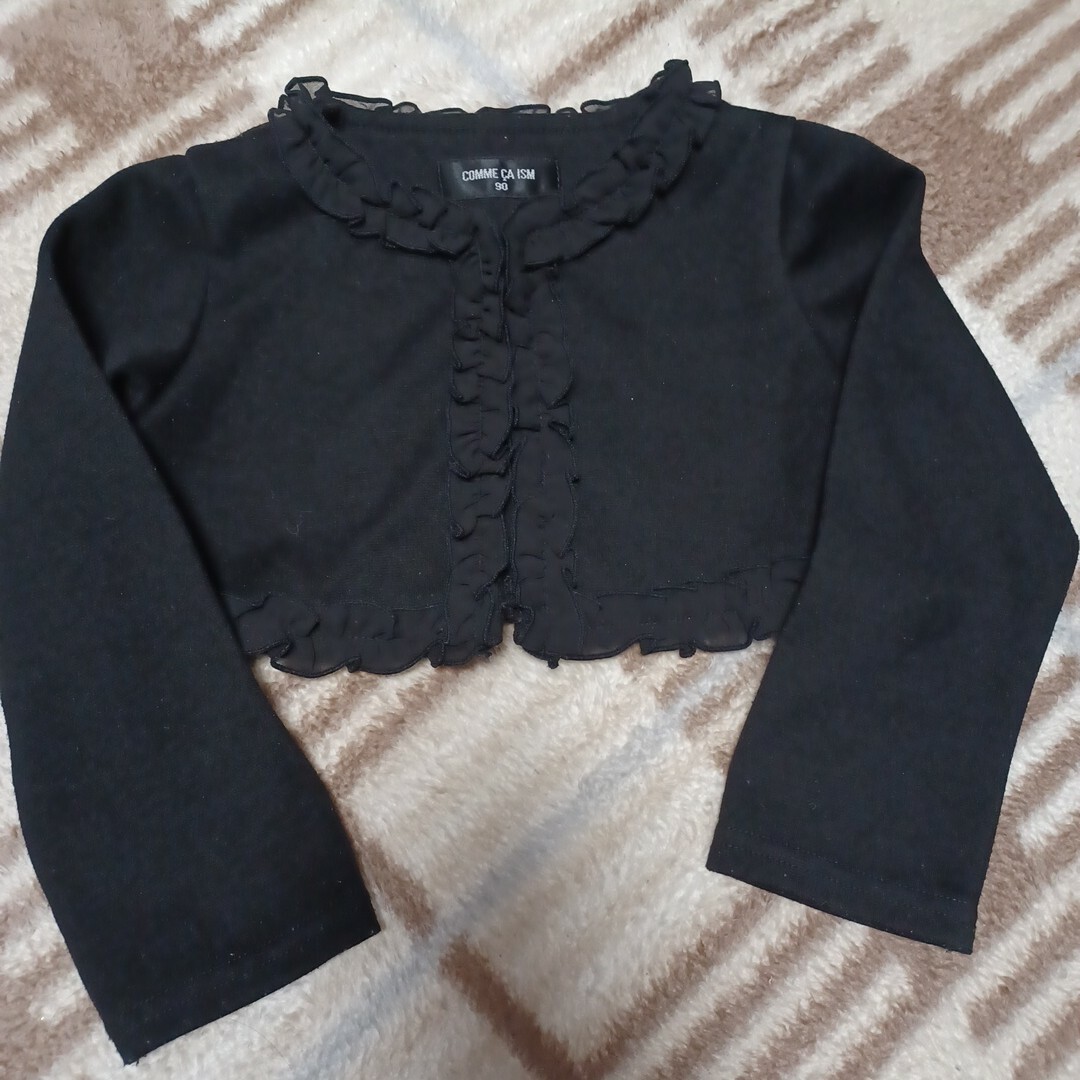 COMME CA ISM(コムサイズム)のキッズ　ボレロ　90cm キッズ/ベビー/マタニティのキッズ服女の子用(90cm~)(ドレス/フォーマル)の商品写真