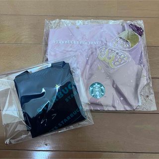 スターバックス(Starbucks)のスターバックス　フラットバッグ　巾着(エコバッグ)