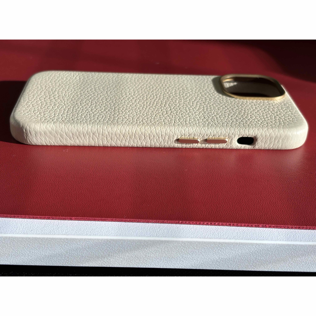 Apple(アップル)のiPhone15 MagSafe対応 本革レザーケース 未使用品 スマホ/家電/カメラのスマホアクセサリー(iPhoneケース)の商品写真