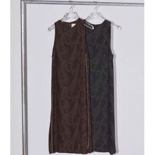 トゥデイフル(TODAYFUL)のTODAYFUL Paisley Sleeveless Tunic(ひざ丈ワンピース)