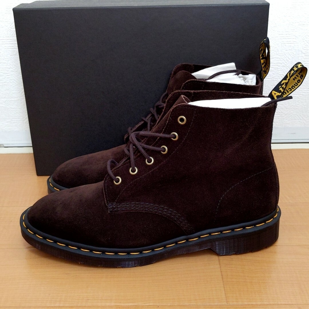 新品 Dr.martens スエードブーツ　ダークブラウン　 UK10YURIOIIO