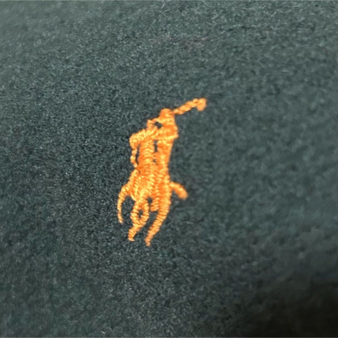 POLO RALPH LAUREN(ポロラルフローレン)のイタリア製 ポロラルフローレン 古着マフラー  ポニー刺繍 ウール100% レディースのファッション小物(マフラー/ショール)の商品写真